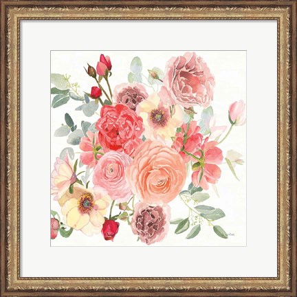 Framed Boho Bouquet  XIV Print