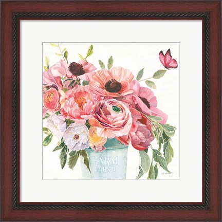 Framed Boho Bouquet  XIII Print