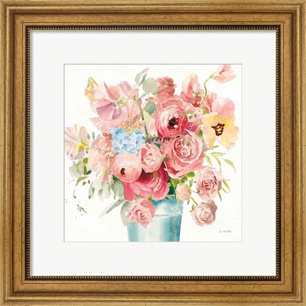 Framed Boho Bouquet  VII Print