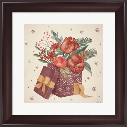 Framed Winter Blooms IV Print