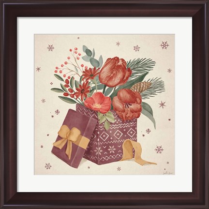 Framed Winter Blooms IV Print