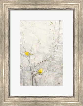 Framed Birds in Trees II Print