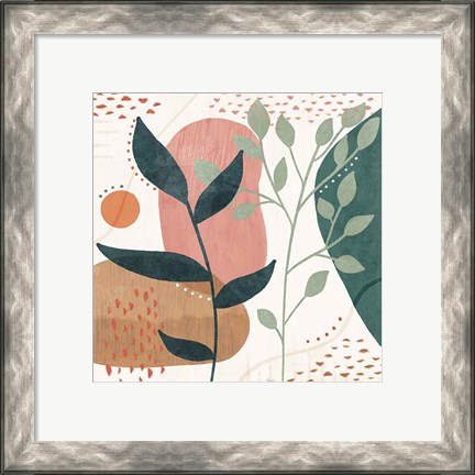 Framed Abstract Blossom IV Print