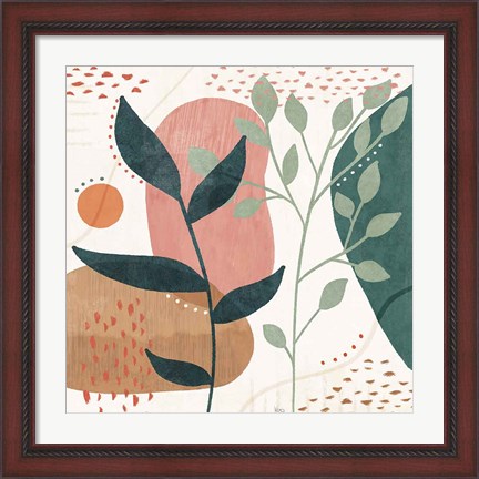 Framed Abstract Blossom IV Print