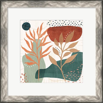 Framed Abstract Blossom II Print