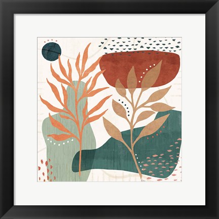 Framed Abstract Blossom II Print