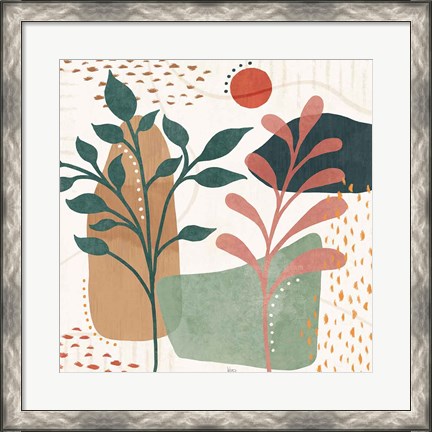 Framed Abstract Blossom III Print