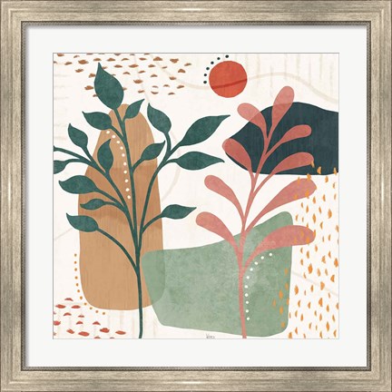 Framed Abstract Blossom III Print