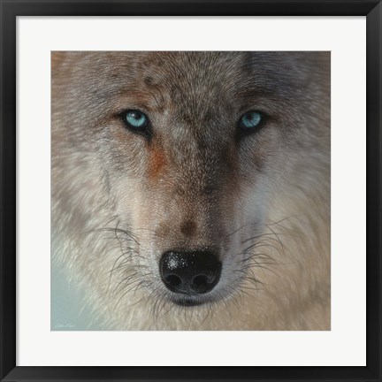 Framed Inner Wolf Print