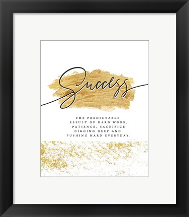 Framed Success Print