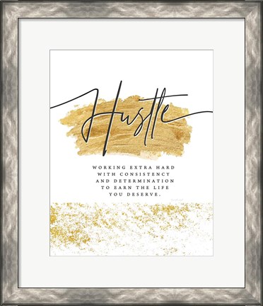 Framed Hustle Print