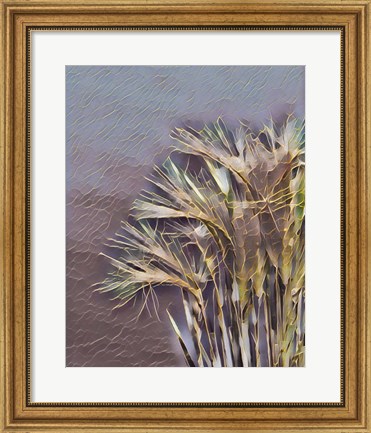 Framed Gemstone Grass Print