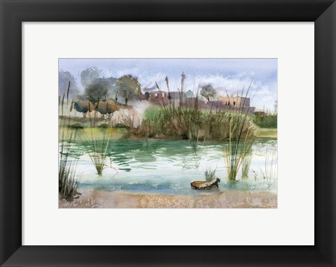 Framed Pond Print