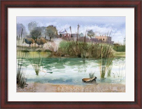 Framed Pond Print