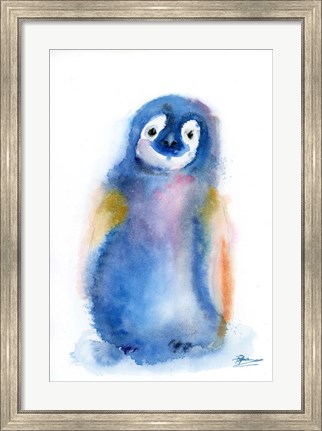 Framed Colorful Penguin Print