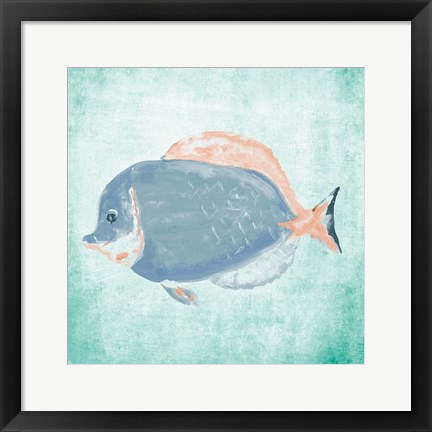 Framed Fish In The Sea I Print