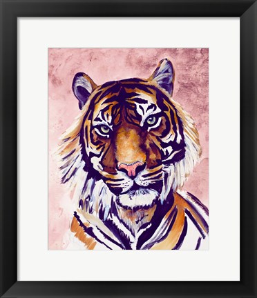 Framed Tiger Face Print