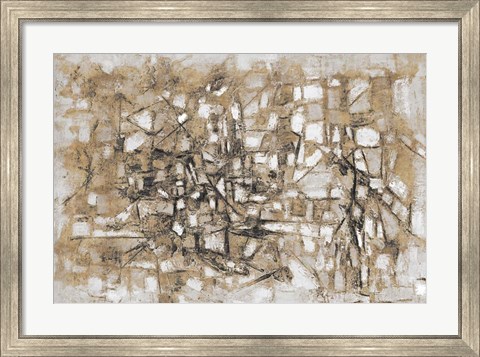 Framed Sandy Cobblestone Print