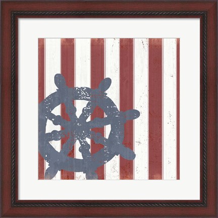 Framed American Coastal II Print