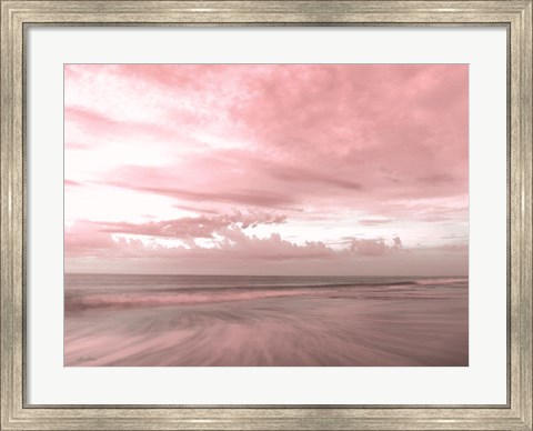 Framed Pink Beach Emotions Print