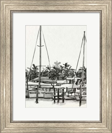 Framed Neutral Tropics II Print