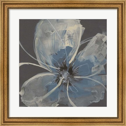 Framed Expressive Petals II Print