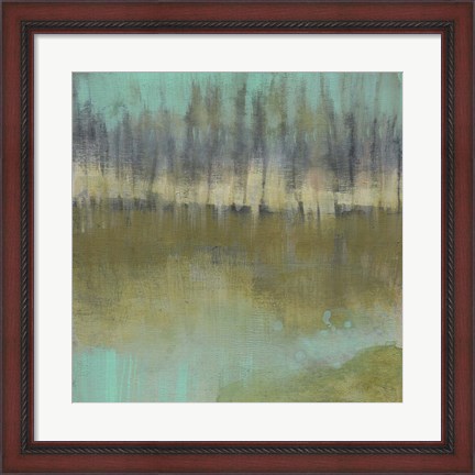 Framed Soft Treeline on the Horizon I Print