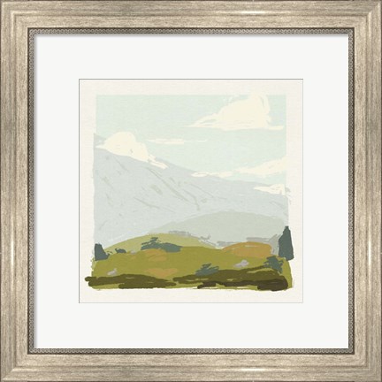 Framed Alpine Ascent I Print