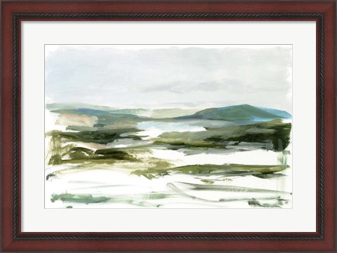 Framed Marsh Sketch I Print