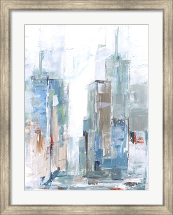 Framed Brilliant City Study I Print