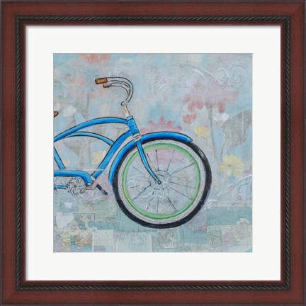 Framed Bicycle Collage II Print