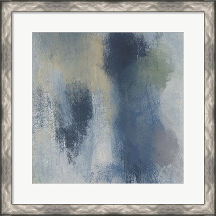 Framed Azure Blend I Print