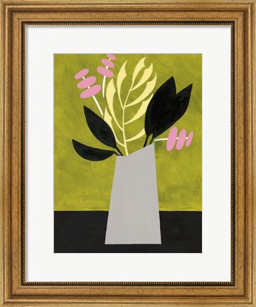 Framed Mod Bouquet II Print