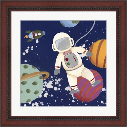 Framed Future Space Explorer II Print