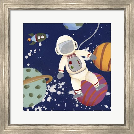 Framed Future Space Explorer II Print