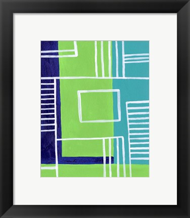 Framed On the Line II Print