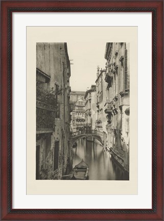 Framed Vintage Views of Venice IV Print