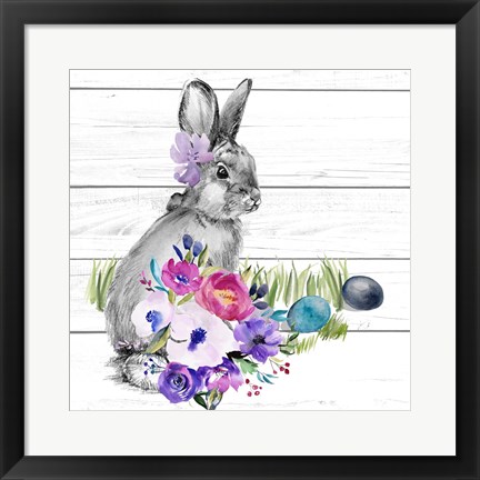 Framed Bright Easter Bouquet I Print