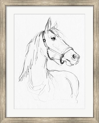 Framed Bridle Portraits II Print