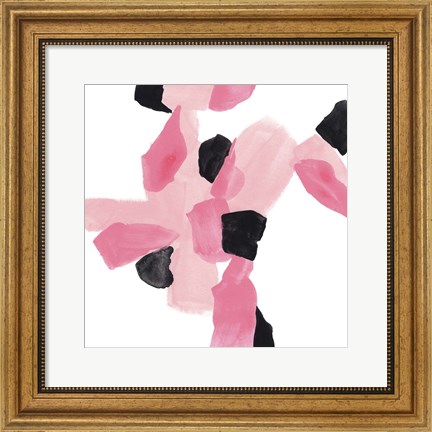 Framed Salon Rouge VII Print