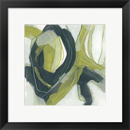 Framed Verdigris Motion IV Print