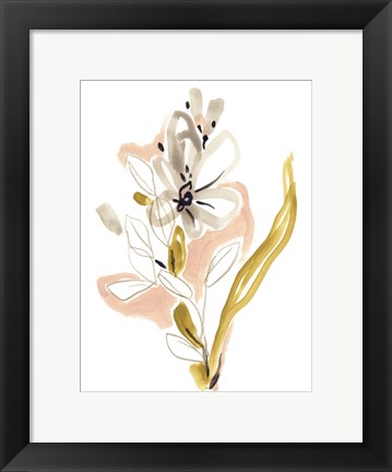 Framed Liminal Floral II Print