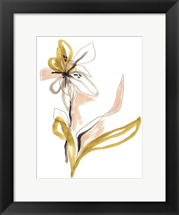 Framed Liminal Floral III Print