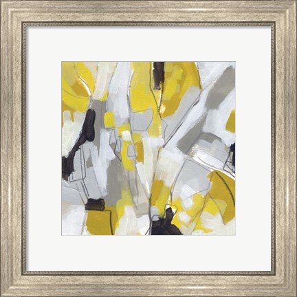 Framed Citron Confetti III Print