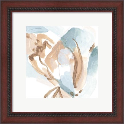 Framed Abstracted Shells I Print