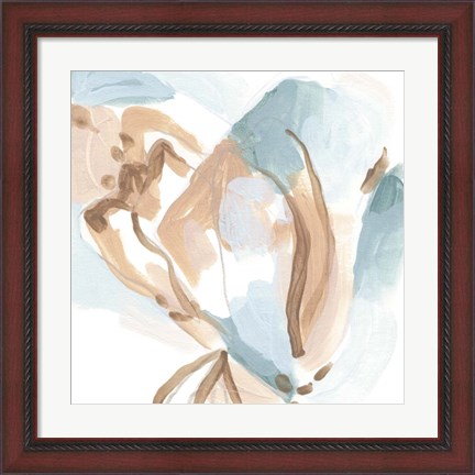 Framed Abstracted Shells I Print