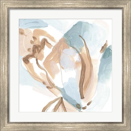 Framed Abstracted Shells I Print