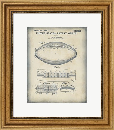 Framed Patented Sport I Print