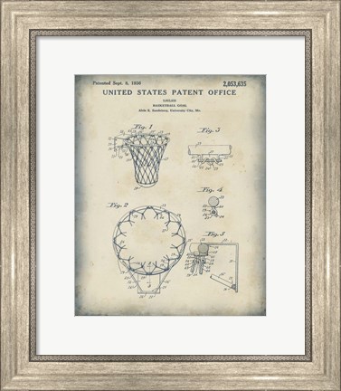 Framed Patented Sport VI Print