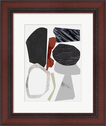 Framed Underground Shapes II Print